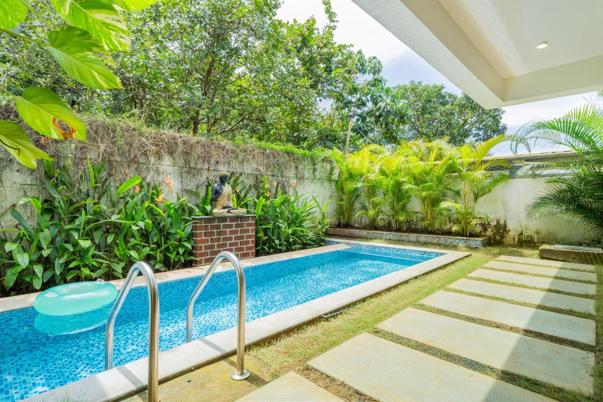 Elivaas 3 Bhk Pvt Pool & Bar - Villa Valerie Oxel Экстерьер фото