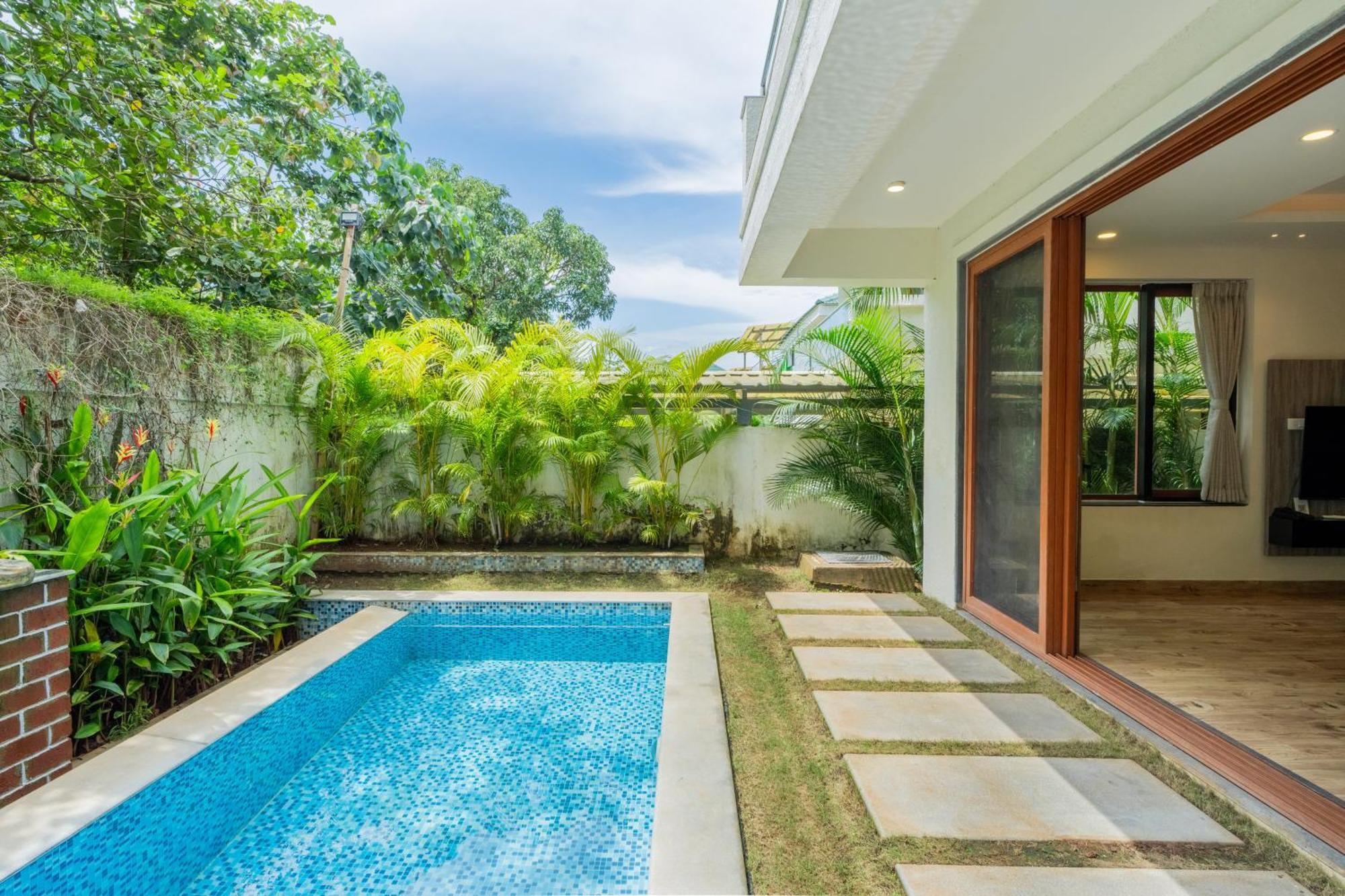 Elivaas 3 Bhk Pvt Pool & Bar - Villa Valerie Oxel Экстерьер фото
