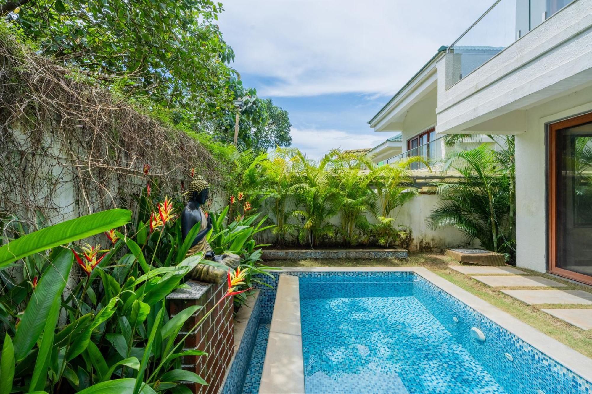 Elivaas 3 Bhk Pvt Pool & Bar - Villa Valerie Oxel Экстерьер фото