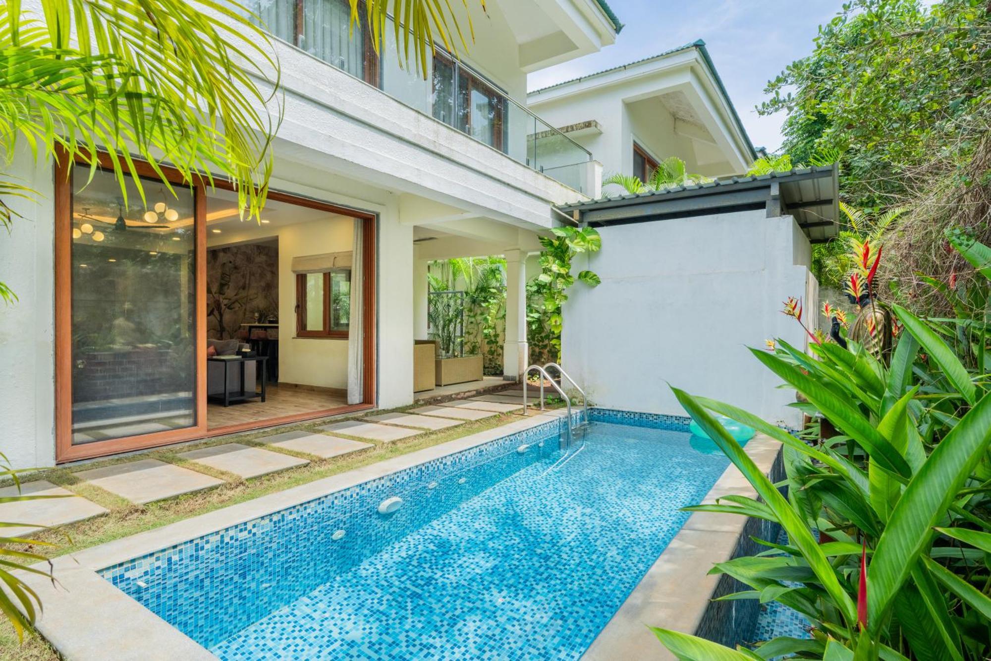 Elivaas 3 Bhk Pvt Pool & Bar - Villa Valerie Oxel Экстерьер фото