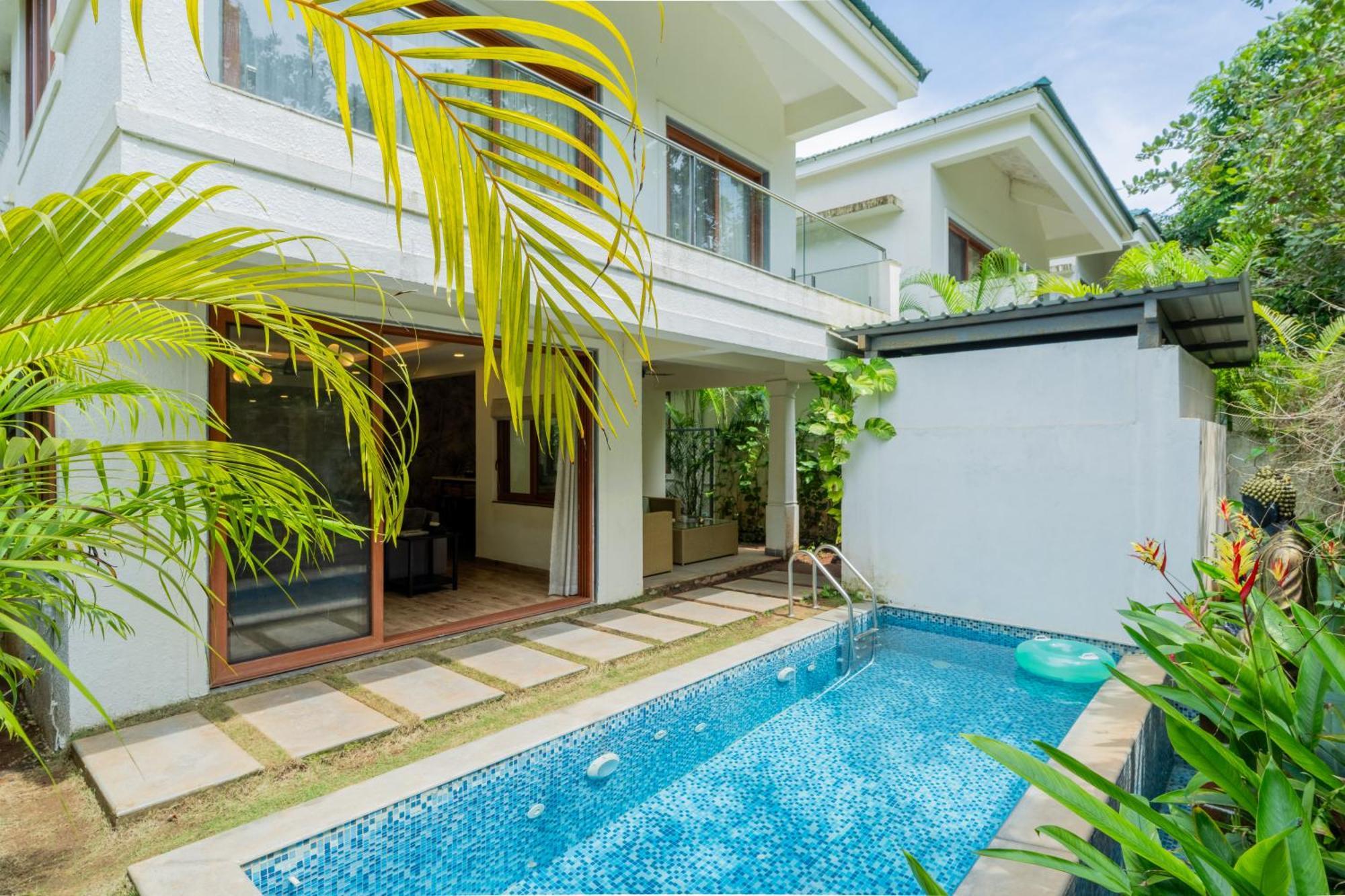 Elivaas 3 Bhk Pvt Pool & Bar - Villa Valerie Oxel Экстерьер фото
