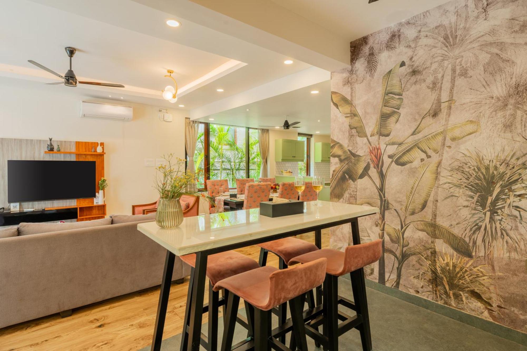 Elivaas 3 Bhk Pvt Pool & Bar - Villa Valerie Oxel Экстерьер фото