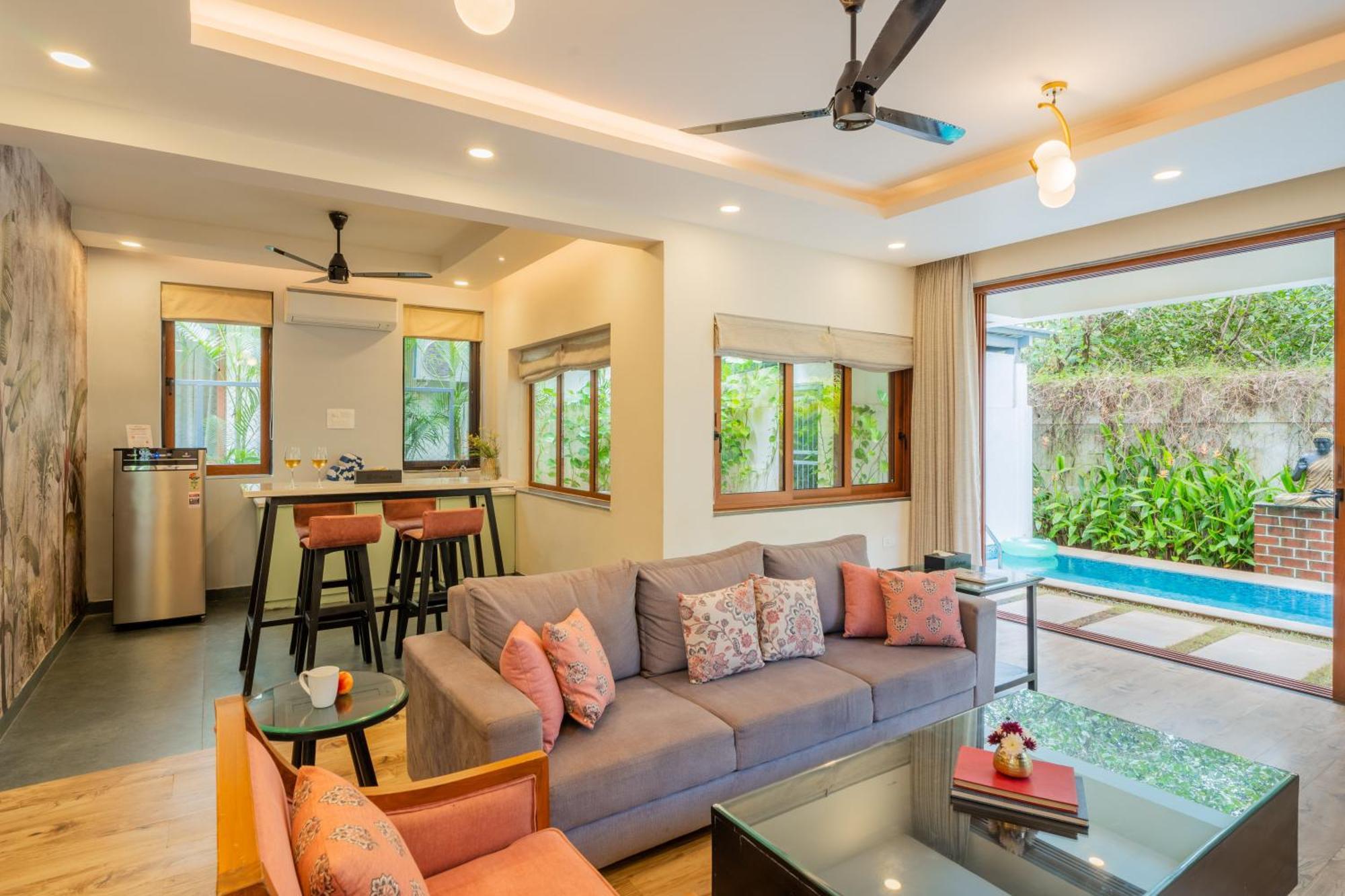 Elivaas 3 Bhk Pvt Pool & Bar - Villa Valerie Oxel Экстерьер фото