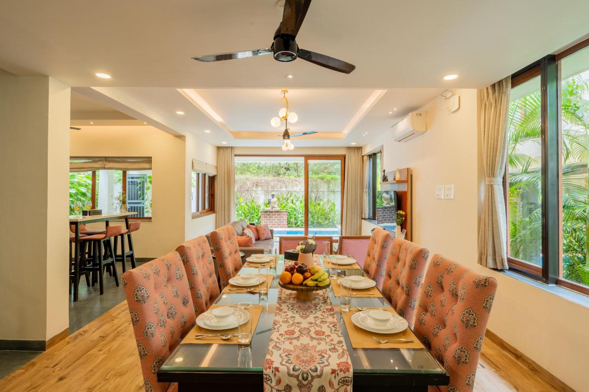 Elivaas 3 Bhk Pvt Pool & Bar - Villa Valerie Oxel Экстерьер фото