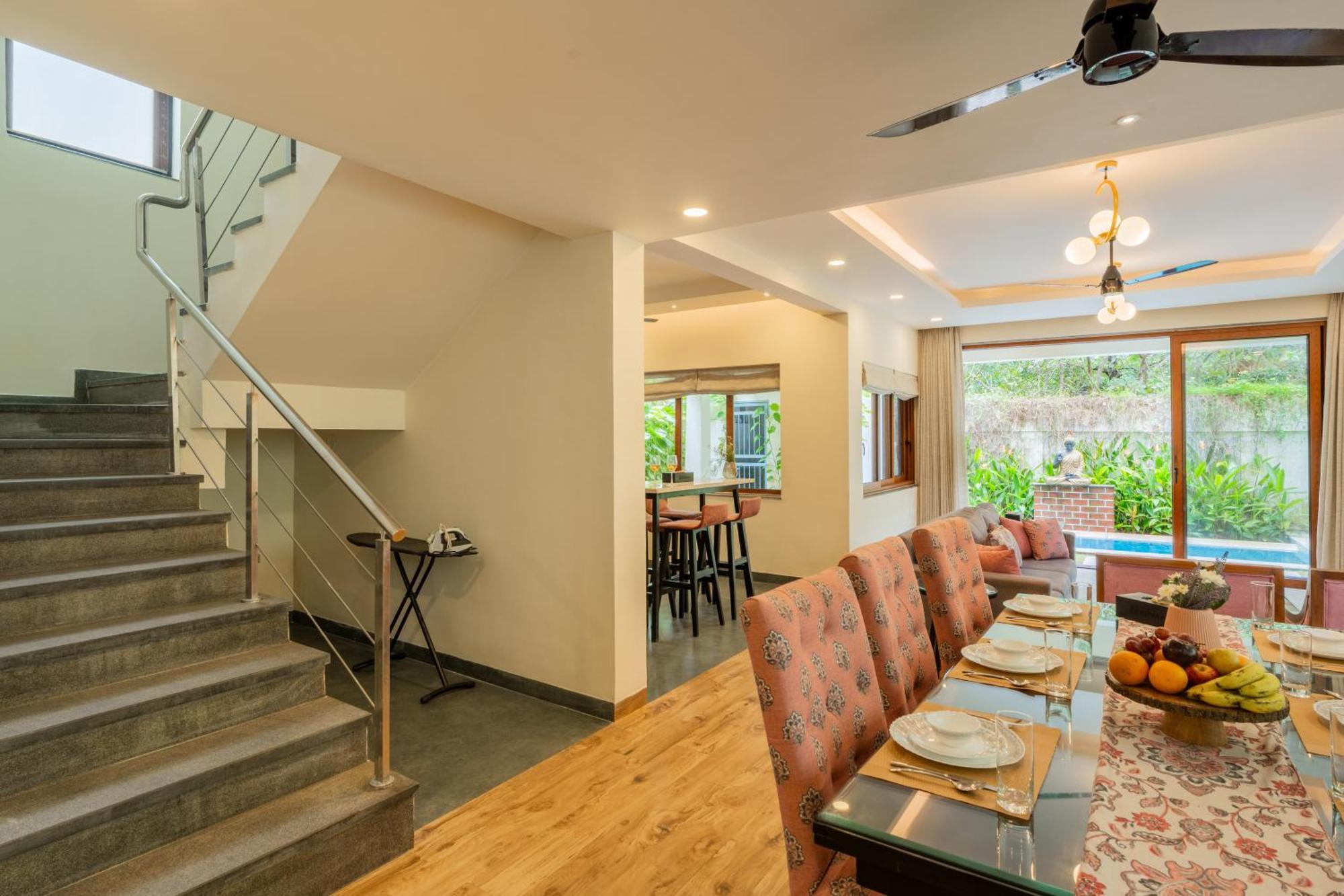 Elivaas 3 Bhk Pvt Pool & Bar - Villa Valerie Oxel Экстерьер фото
