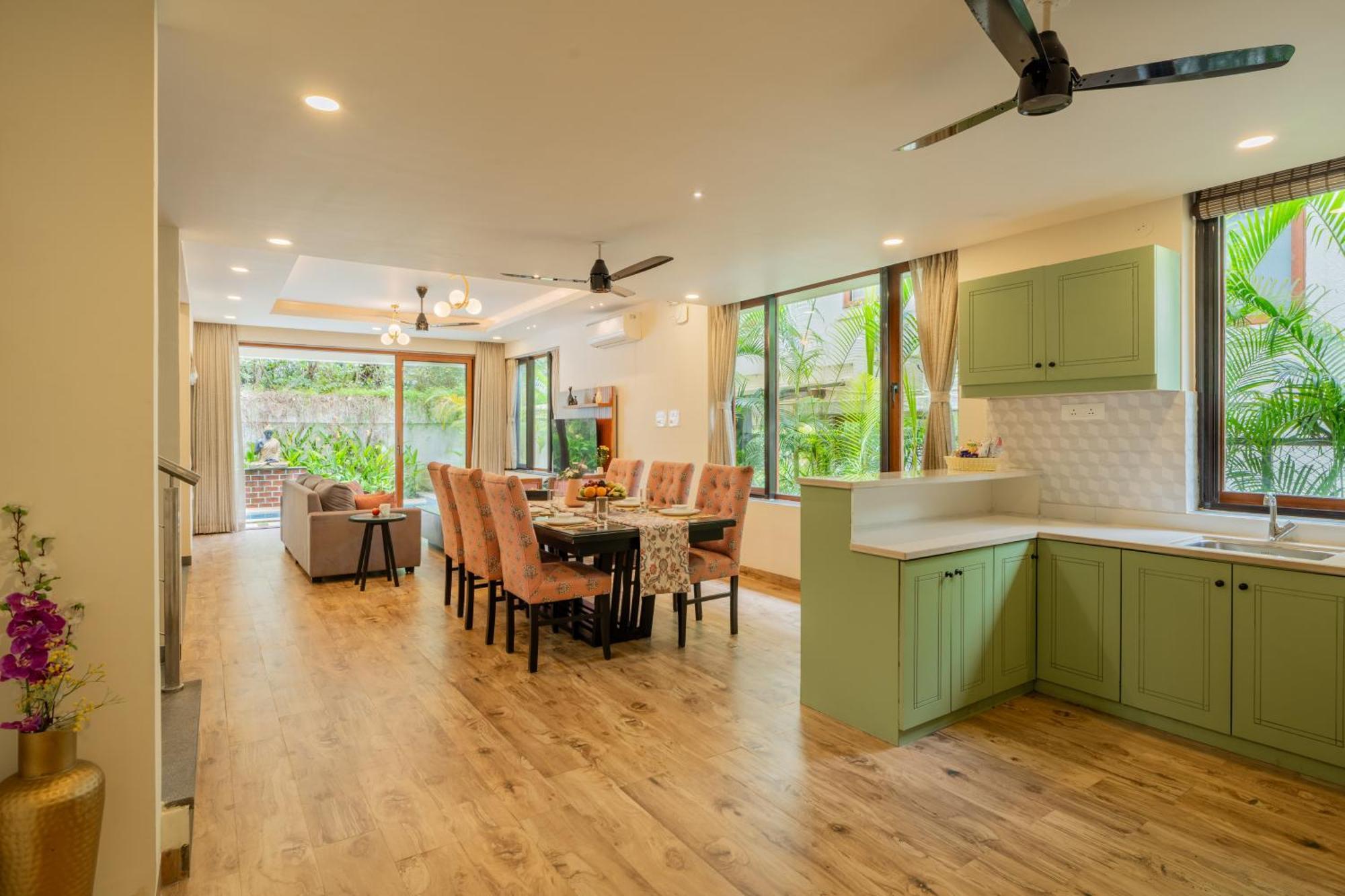 Elivaas 3 Bhk Pvt Pool & Bar - Villa Valerie Oxel Экстерьер фото