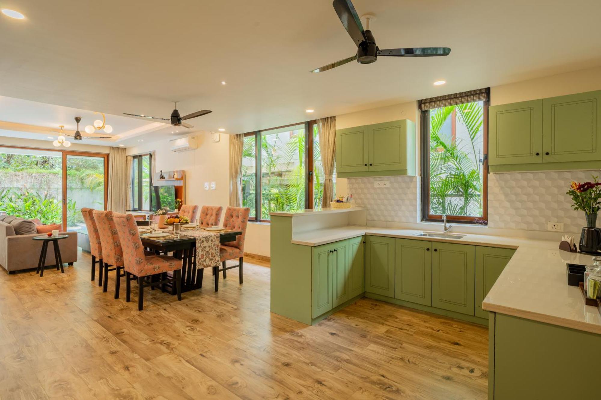 Elivaas 3 Bhk Pvt Pool & Bar - Villa Valerie Oxel Экстерьер фото