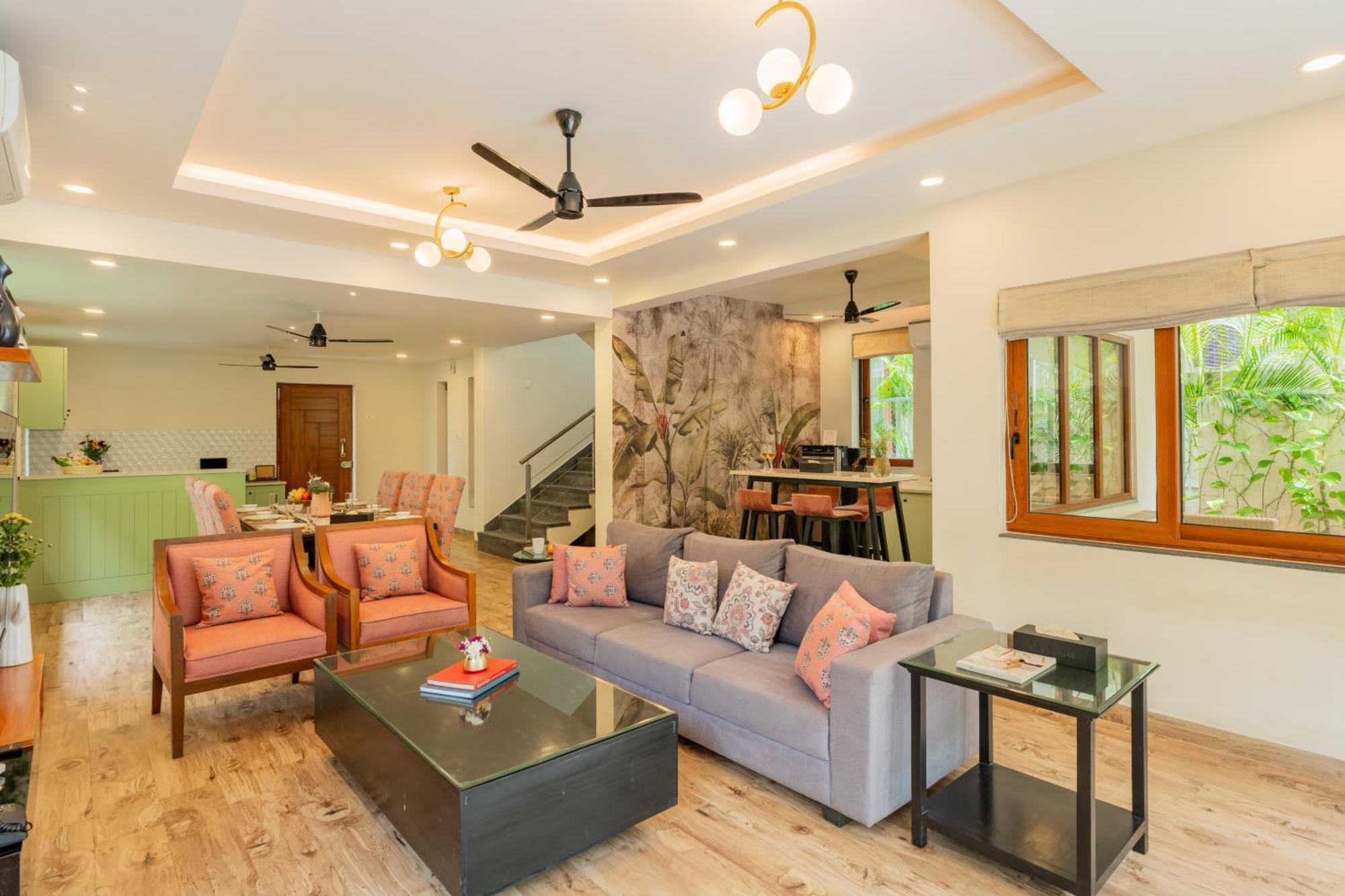Elivaas 3 Bhk Pvt Pool & Bar - Villa Valerie Oxel Экстерьер фото